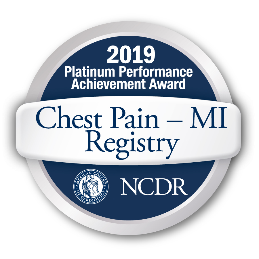 2019 Platinum Performance Achievement Award Chest Pain